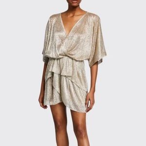IRO Tiered-Ruffle Mini Dress